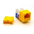 Bestlink Netware CAT6 RJ45 110 Type Keystone Jack- 100pk- Yellow 101702YW-100